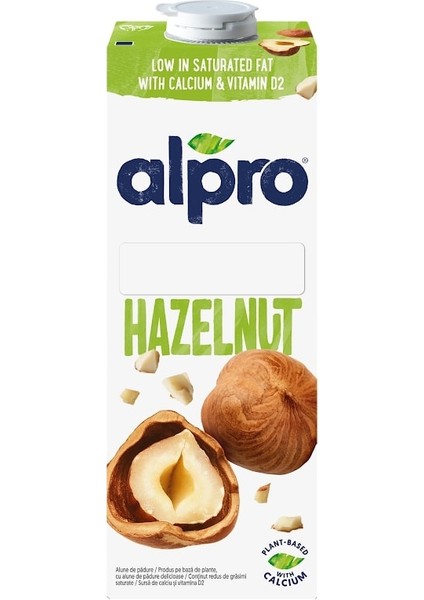 Fındıklı Süt 1 L Vegan Laktozsuz Bitkisel Bazlı