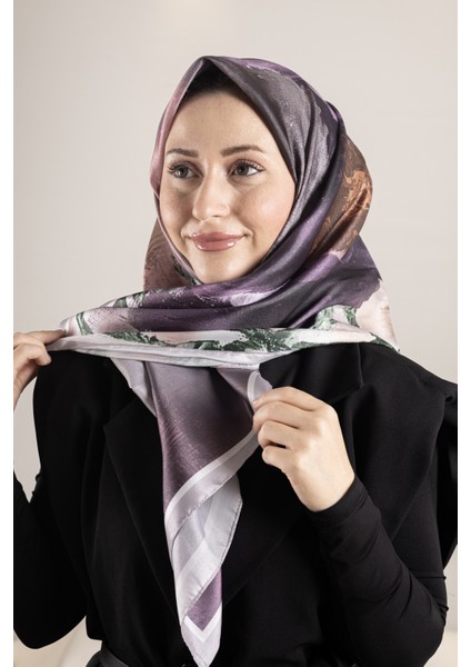 “Dijital Kristal Desenli Eşarp 95x95 – Pastel Desen-1 fiyatları