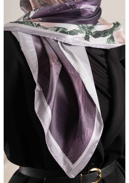 “Dijital Kristal Desenli Eşarp 95x95 – Pastel Desen-1 modelleri