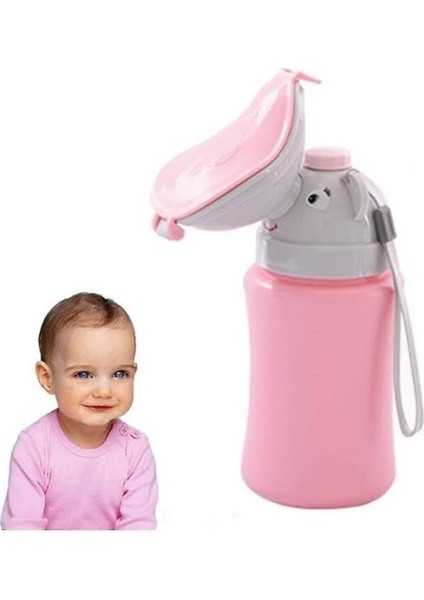 Portatif Çocuk Pisuarı 500 ml | Kız Erkek Bebek Taşınabilir Sızdırmaz Lazımlık Seyahat Tuvalet Kabı fırsatları