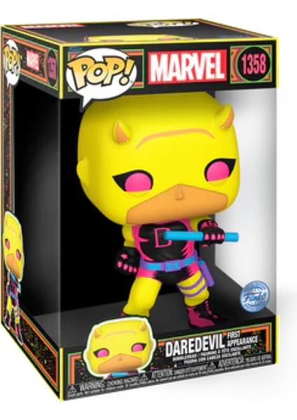 Pop! Jumbo - Marvel #1358 - Daredevil (Yellow/red) (Blacklight)