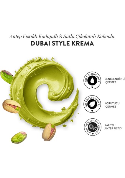 Sütlü Çikolatalı Antep Fıstığı Kreması – Juva Dubai Style, 200G fırsatları