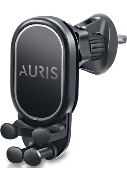 Auris H9 Havalandırma Peteğine Giren Araç Içi Telefon Tutucu Izgaraya Akrobatik Oto Tutucu Siyah Pla