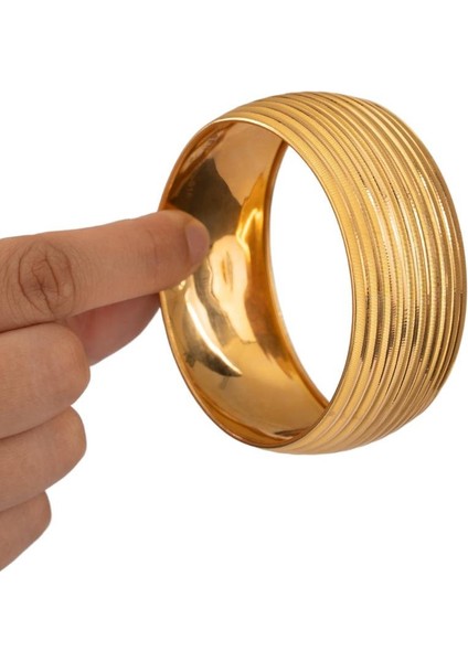 35 Gram (Gr) 40MM Şerit Model Mega Bilezik 22 Ayar Yatırımlık Işçiliksiz fırsatları