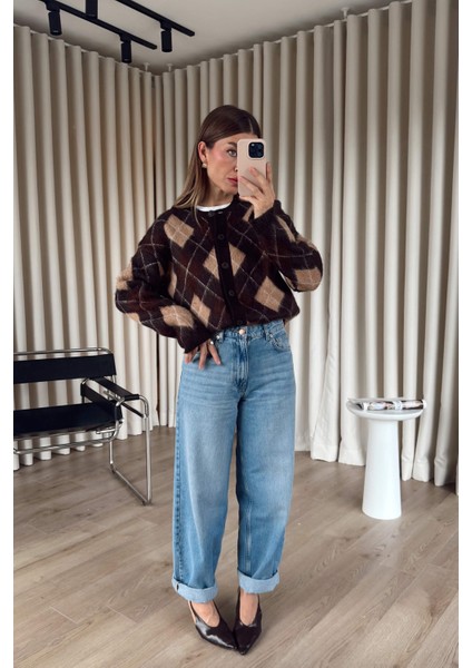 Mavi Yüksek Bel Premium Balon Jean fiyatları