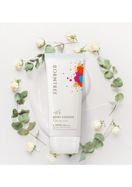 Borntree Berry Essence Sun Block SPF50+ Pa++++ 50 ml – Yüksek Koruma + Nemlendirici + Kore Güneş Kremi indirimleri