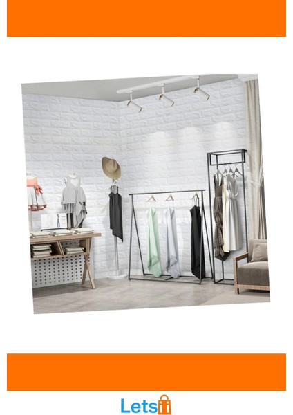 3D Tuğla Desenli Kendinden Yapışkanlı Duvar Paneli 58X38 cm indirimleri