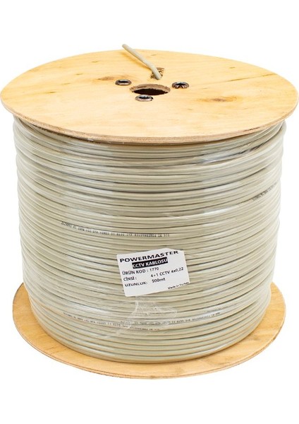 4+1x0.22 Cctv Kamera Kablosu 500 Metre fiyatları