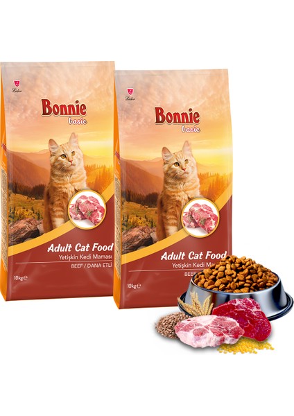 Dana Etli Yetişkin Kedi Maması 10 kg x 2 Adet