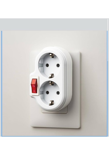 Topraklı Anahtarlı Fiş Priz Seti (Beyaz ) modelleri