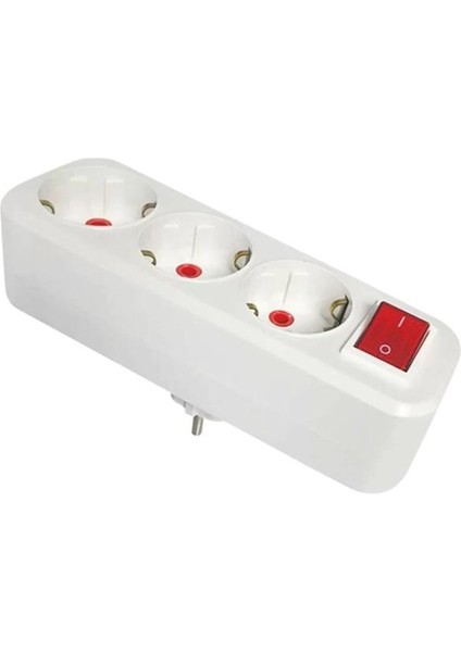 Topraklı Anahtarlı Fiş Priz Seti (Beyaz ) fırsatları