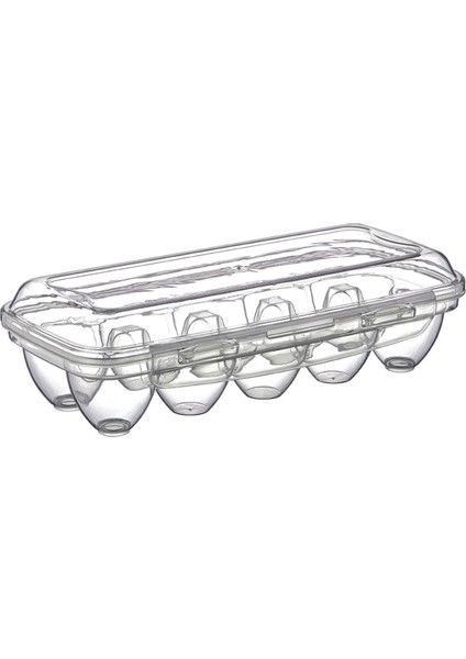 10 Bölmeli Kilitli Kapaklı Yumurtalık Saklama Kutusu YU110 (5067)