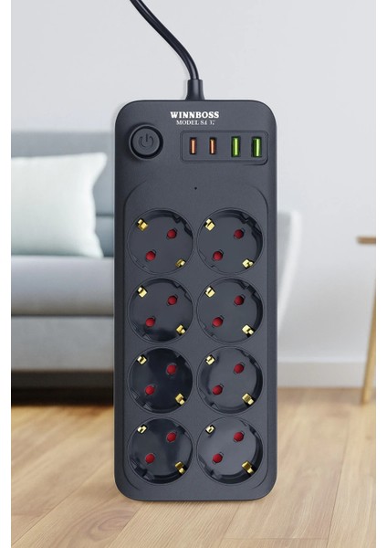 Wınnboss 8’li Akım Korumalı Priz