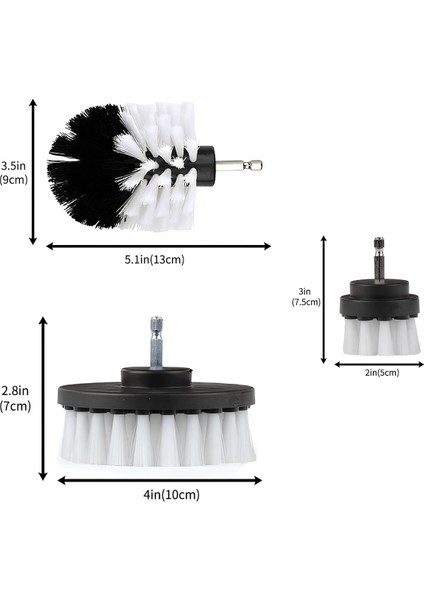 B.h.d. BHD00900 Matkap ile Kullanılan 3'lü Temizlik Fırça Seti modelleri