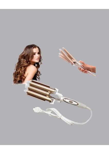 Hızlı Isınan Şarjlı Saç Kıvırıcı Maşa - M001B265-N48001 fiyatları