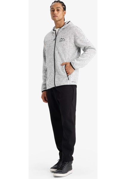 Fit Standart Fit Kapüşonlu İçi Yumuşak Tüylü Fermuarli Polar Hırka F3811AX25WN fiyatları