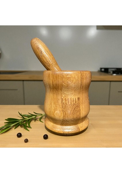 🌰✨el Yapımı Meşe Ağacından Ahşap Havan fiyatları