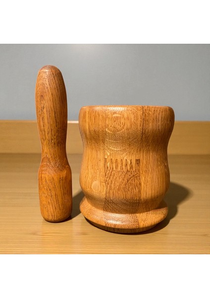 🌰✨el Yapımı Meşe Ağacından Ahşap Havan indirimleri