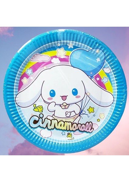 Tabak Cinnamorol-Kuromi 8li Karton Doğum Günü Tabağı fiyatları