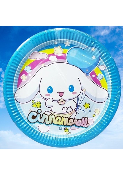 Tabak Cinnamorol-Kuromi 8li Karton Doğum Günü Tabağı fırsatları