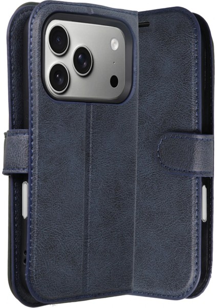 Rdbydn Newface Apple Iphone 17 Pro Trend S Plus Kapaklı Kılıf - Lacivert