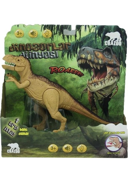 Sunman Sesli Işıklı Dinazor Figürü fırsatları