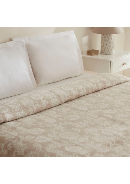 Glorinda Çift Kişilik Akrilik Battaniye Açık Kahve fırsatları