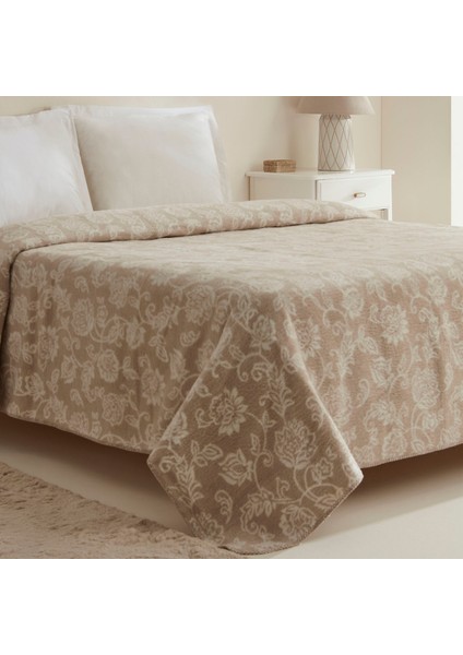 Glorinda Çift Kişilik Akrilik Battaniye Açık Kahve indirimleri