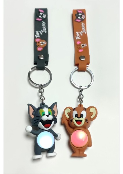 Tm ve Jry Işıklı Silikon Anahtarlık