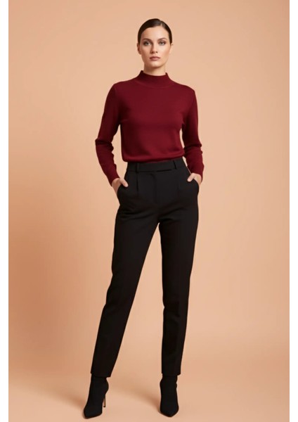 Basic Yarım Balıkçı Yaka Triko Kazak