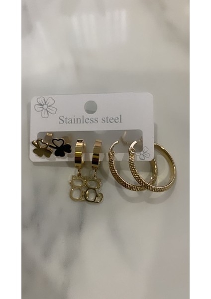 Çelik Altın Kaplama Sallantılı Küpe fiyatları