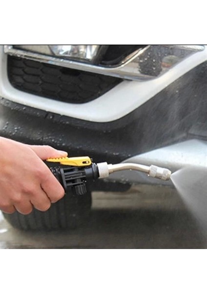 Bahçe Sulama Araç Oto Yıkama Temizlik Tazyikli Su Püskürtme Yüksek Basınçlı Hortum Ucu Aparatı 50 cm ( Lisinya )