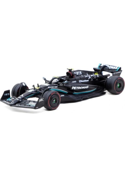 Wornessiworld x Ixo Models 1/64 Mercedes-Amg F1 W14 E Performance Hungarian Grand Prix 2023 Pole Position Lewis Hamilton