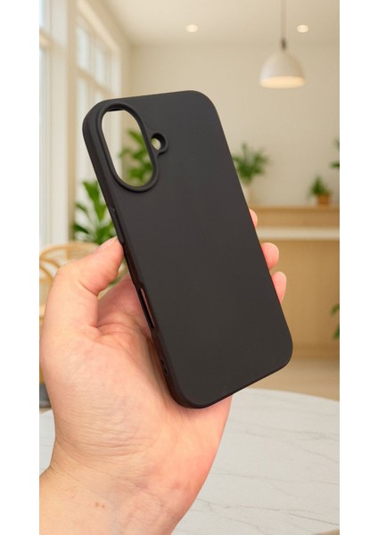 iPhone 16 Plus - Silikon Darbe Emici Klasik Korumalı Rubber Kılıf modelleri