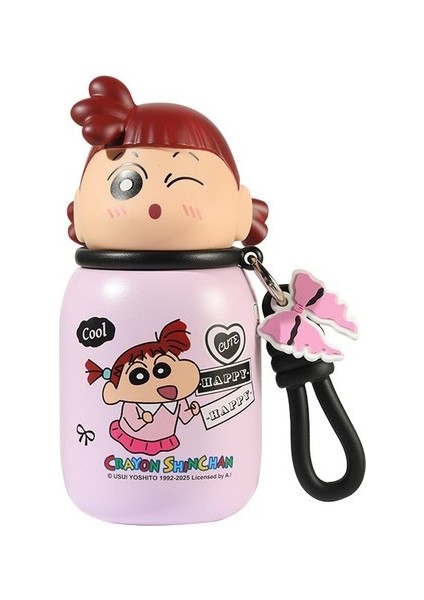 [orijinal Crayon Shin-Chan] Mini Termos Bardağı 316 Gıda Sınıfı Çocuk Su Bardağı Taşınabilir Yüksek Görünümlü Bardağı (Yurt Dışından)