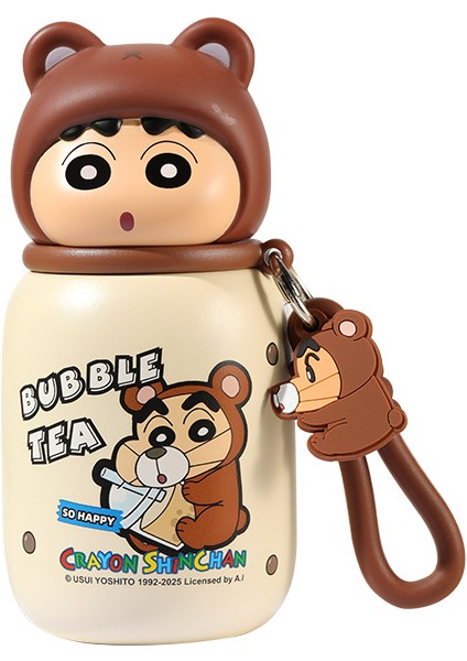 [orijinal Crayon Shin-Chan] Mini Termos Bardağı 316 Gıda Sınıfı Çocuk Su Bardağı Taşınabilir Yüksek Görünümlü Bardağı (Yurt Dışından)