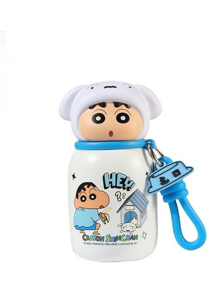 [orijinal Crayon Shin-Chan] Mini Termos Bardağı 316 Gıda Sınıfı Çocuk Su Bardağı Taşınabilir Yüksek Görünümlü Bardağı (Yurt Dışından)