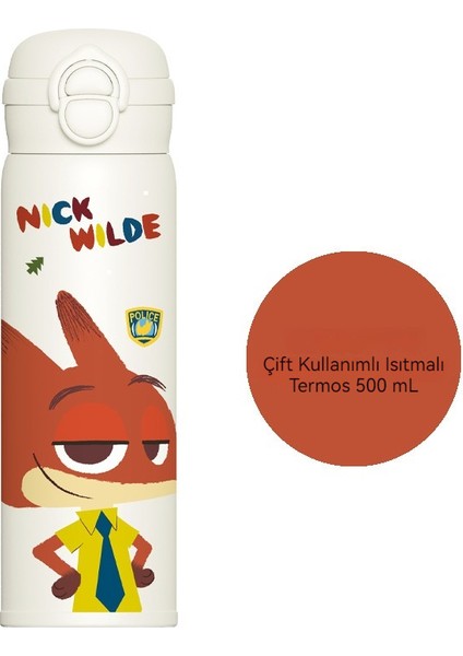 Çocuk Termos Bardağı Yüksek Görünümlü Sevimli Pipetli Su Bardağı Taşınabilir Su Isıtıcısı (Yurt Dışından)