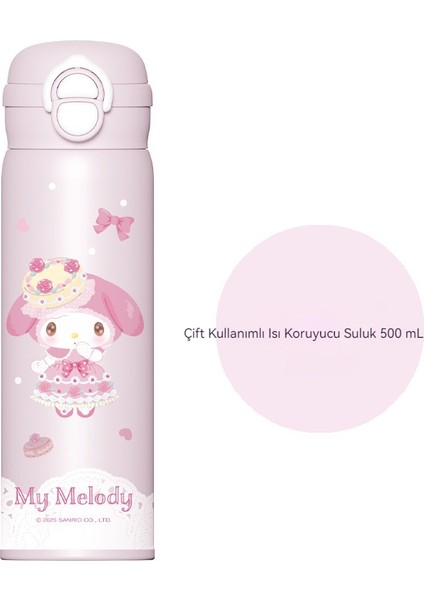 Çocuk Termos Bardağı Yüksek Görünümlü Sevimli Pipetli Su Bardağı Taşınabilir Su Isıtıcısı (Yurt Dışından)