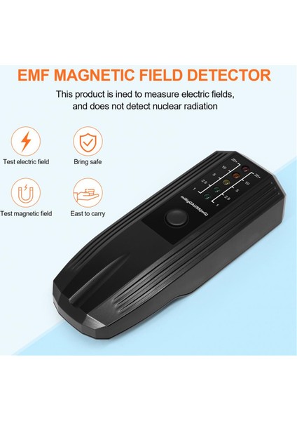 Radyoaktif Dedektör LED Göstergeleri Radyoaktif Sayacı Hassas Konumlandırma 50/60Hz Frekans Izleme Emf Tester-B (Yurt Dışından) indirimleri