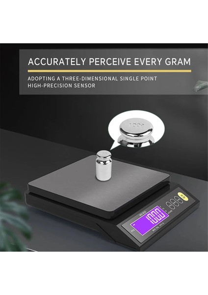 Dijital Ölçek Şarj Edilebilir Elektrik Ölçeği 0.1g 1g Mutfak Ölçeği Sayma Tare Auto Güç Kapalı Birim Dönüşüm 5kg 0.1g (Yurt Dışından) modelleri