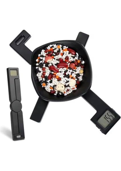 Küçük Katlanır Dijital Mutfak Ölçeği Son Derece Doğru Tartma LED Ekran Katlanabilir Cep Ölçekli Diyet (Yurt Dışından) fiyatları