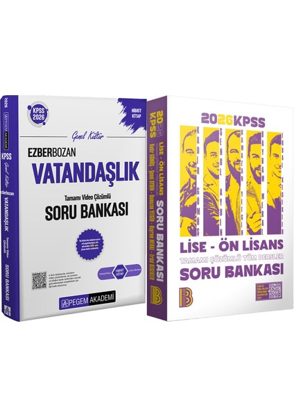 2026 Kpss Lise Ön Lisans Tüm Dersler Soru - 2026 Kpss Ezberbozan Vatandaşlık Çözümlü Soru