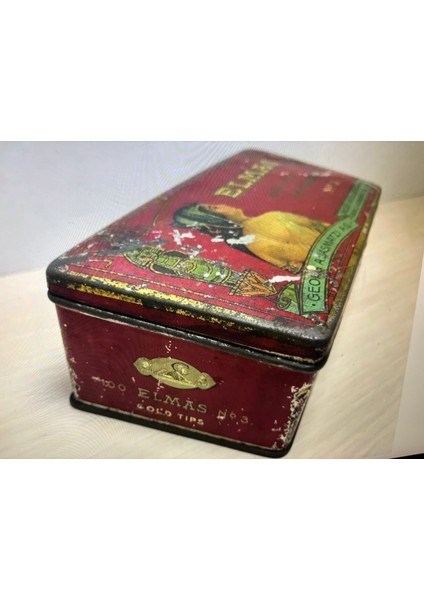 Elmas Gold Tıps Constantınople 100 Cıgarettes No 3 Teneke Kutusu