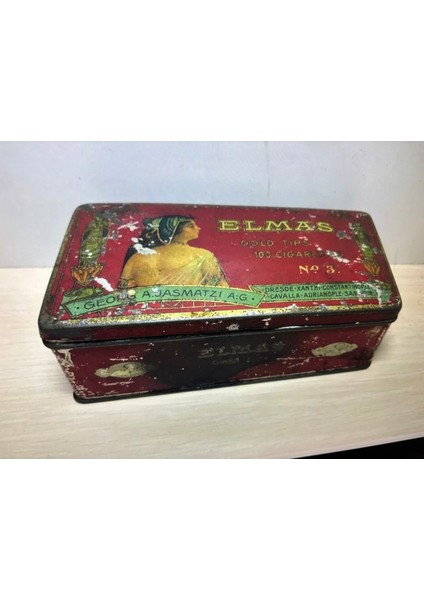 Elmas Gold Tıps Constantınople 100 Cıgarettes No 3 Teneke Kutusu modelleri
