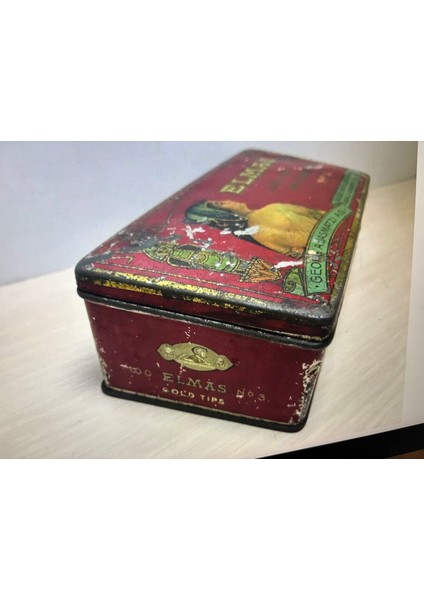 Elmas Gold Tıps Constantınople 100 Cıgarettes No 3 Teneke Kutusu