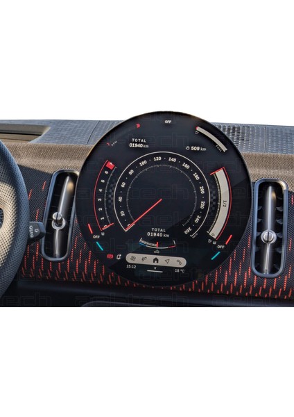 Mini Cooper/countryman 2024-2025 Uyumlu Navigasyon ve Bilgi Ekranı 9h Nano Ekran Koruyucu fiyatları
