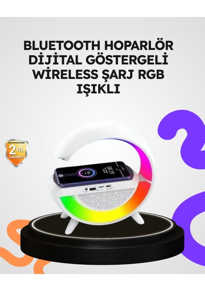 2025 Yeni Seri 15W Kablosuz Şarjlı LED Atmosfer Lambası - M520K697-R75520