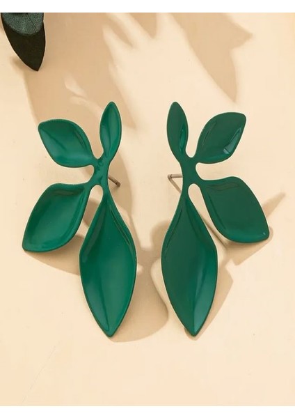 Kc Altın Kaplama Çiçek Küpe