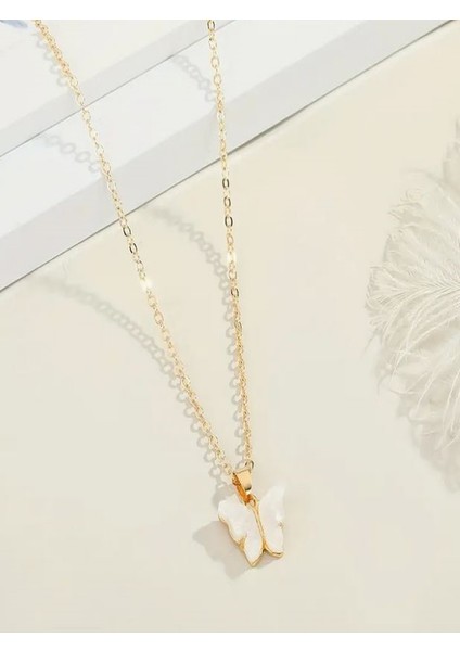 Kelebekli Zarif Kolye fırsatları